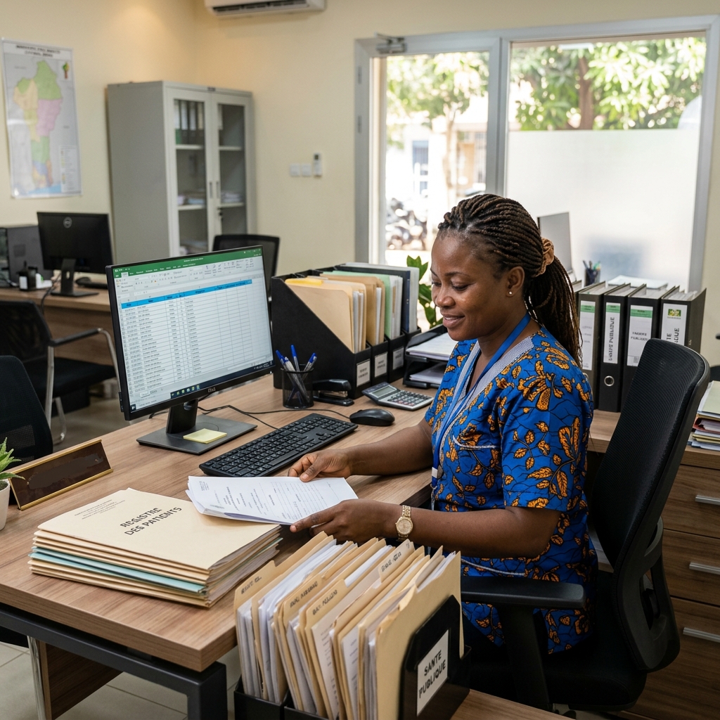 Activités administratives en santé au travail